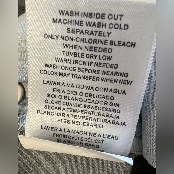 WASH LAB Jeans Skinny Stretch Mid Rise Light Wash Gray Nordstrom Women Size 27 - Picture 11 of 12